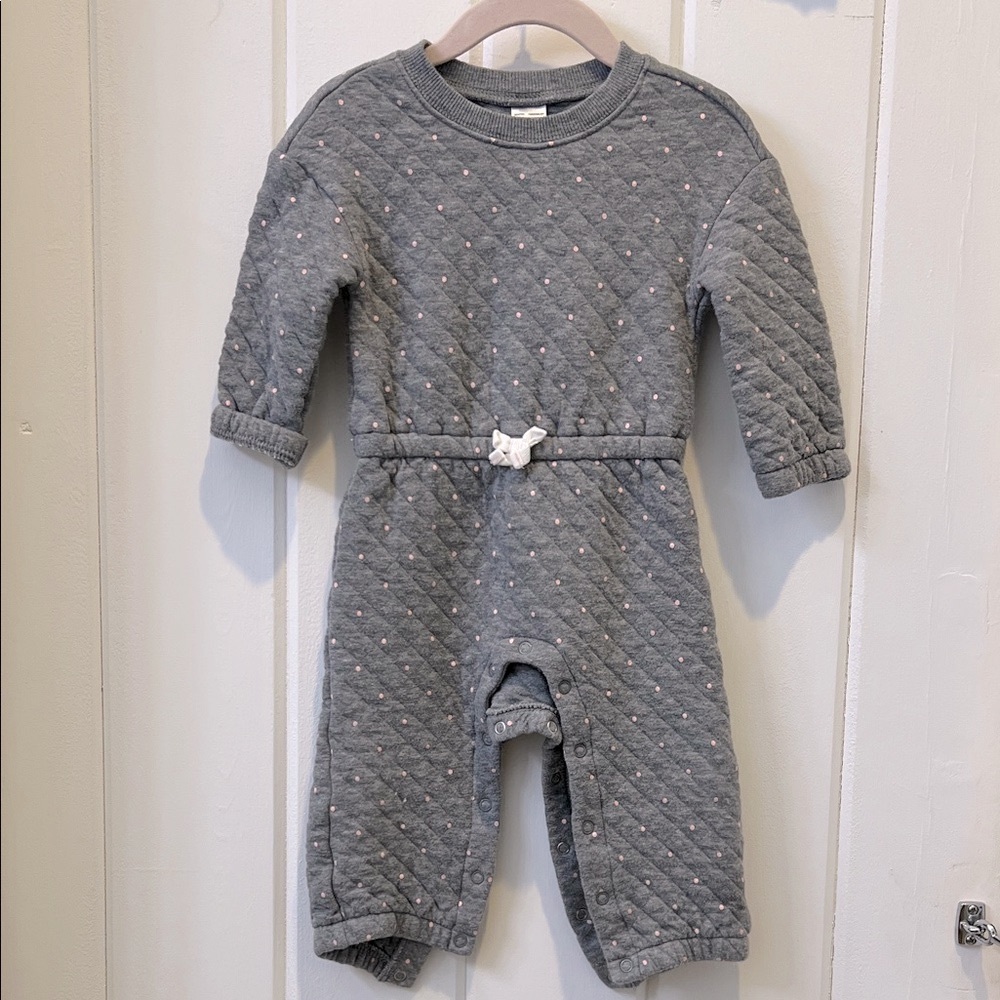 Carter’s Baby Polka Dot Double Knit Jumpsuit